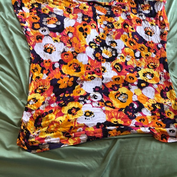 Beverly Drive womans 2X multi color top - Picture 6 of 7